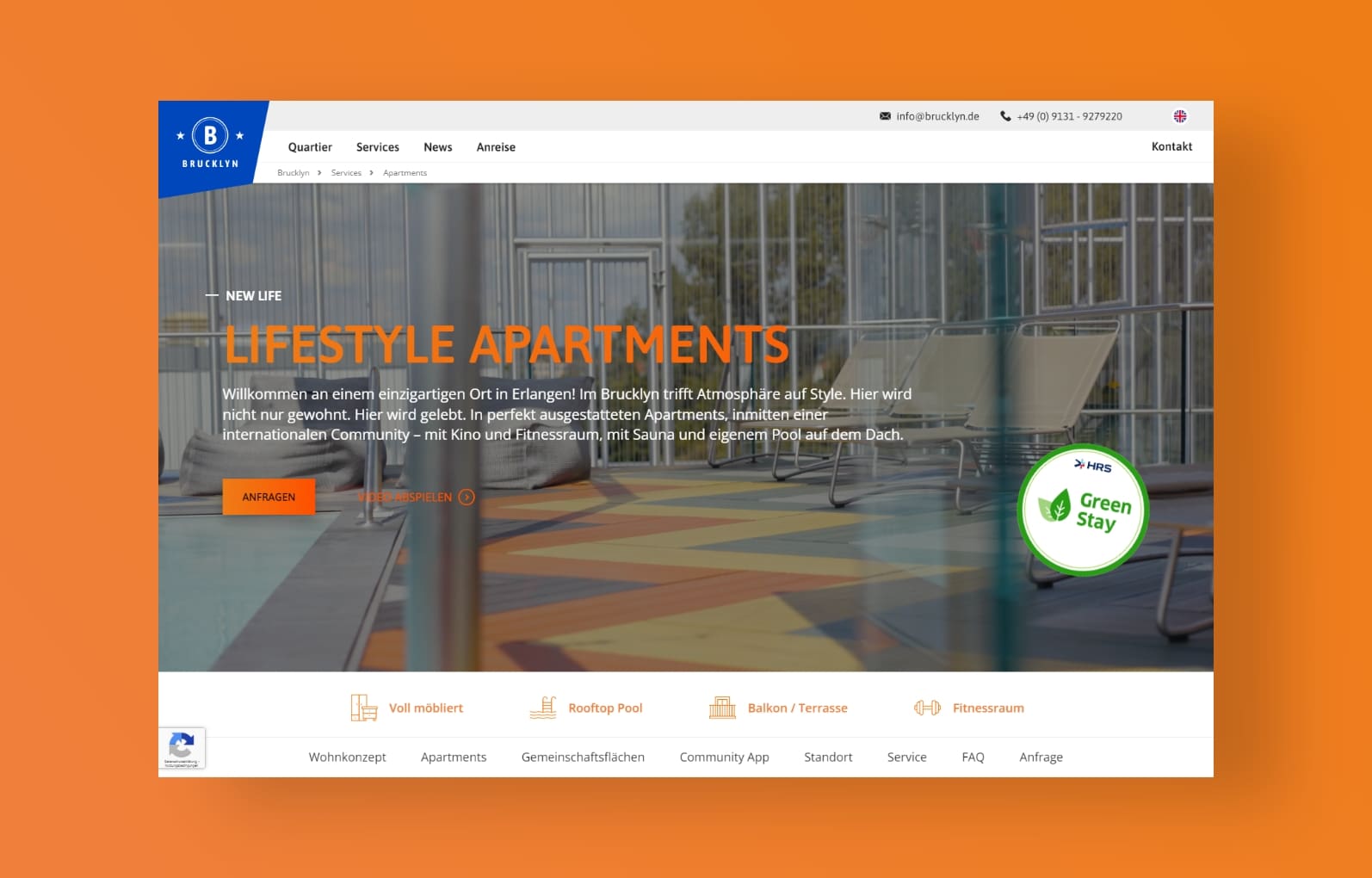 Brucklyn Apartments Website